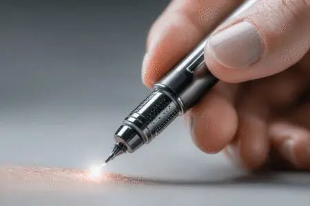 Naprava z laserskim snopom odstranjuje kožni izrastek vodnik za kako odstraniti papilome