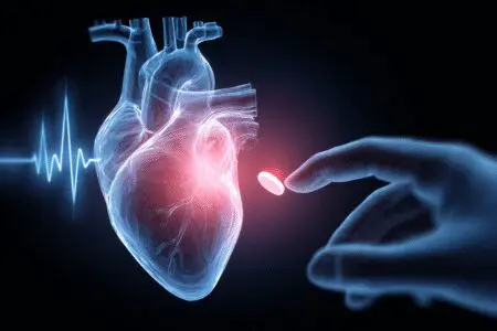 Roka ki pomirja hitro bijoče srce ponazarja kako deluje Propranolol