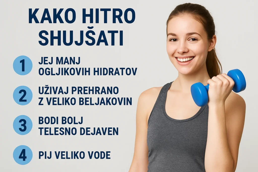 kako hitro shujšati