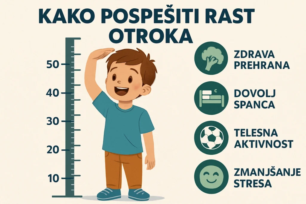 kako pospešiti rast otroka