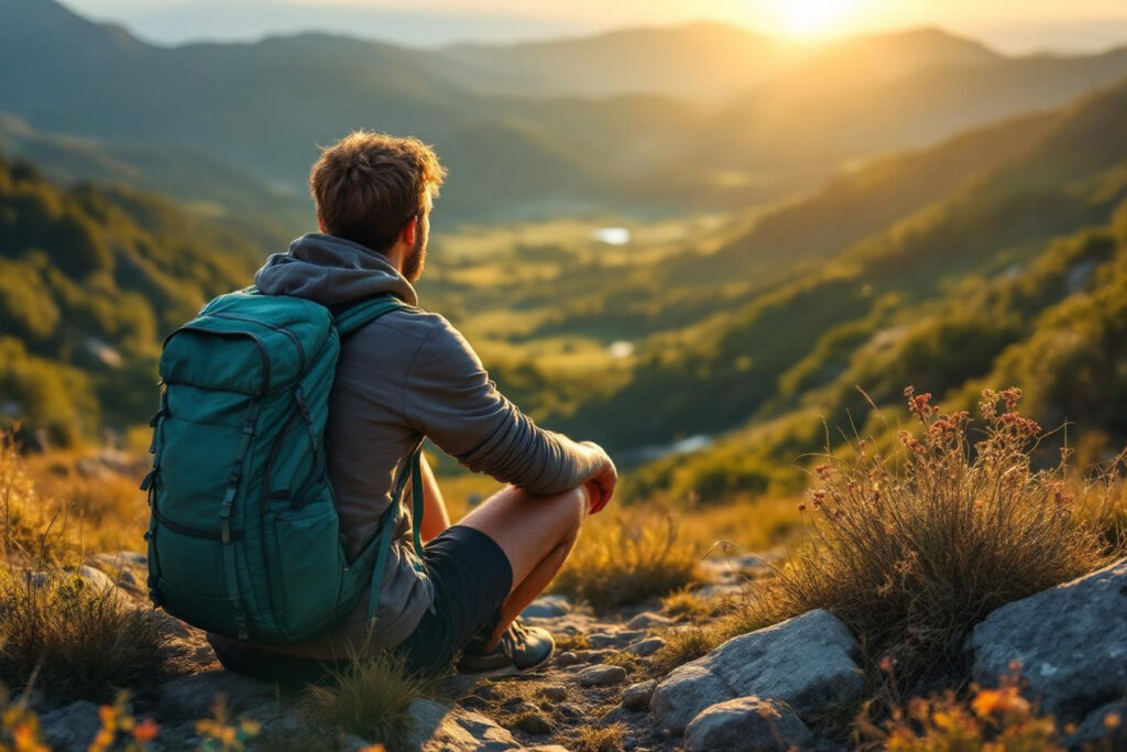 zadovoljna oseba ki počiva po telesni dejavnosti v naravi kar je odličen način kako dobiti serotonin zadovoljna oseba ki počiva po telesni dejavnosti v naravi kar je odličen način kako dobiti serotonin