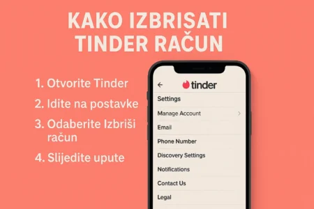 kako izbrisati tinder račun