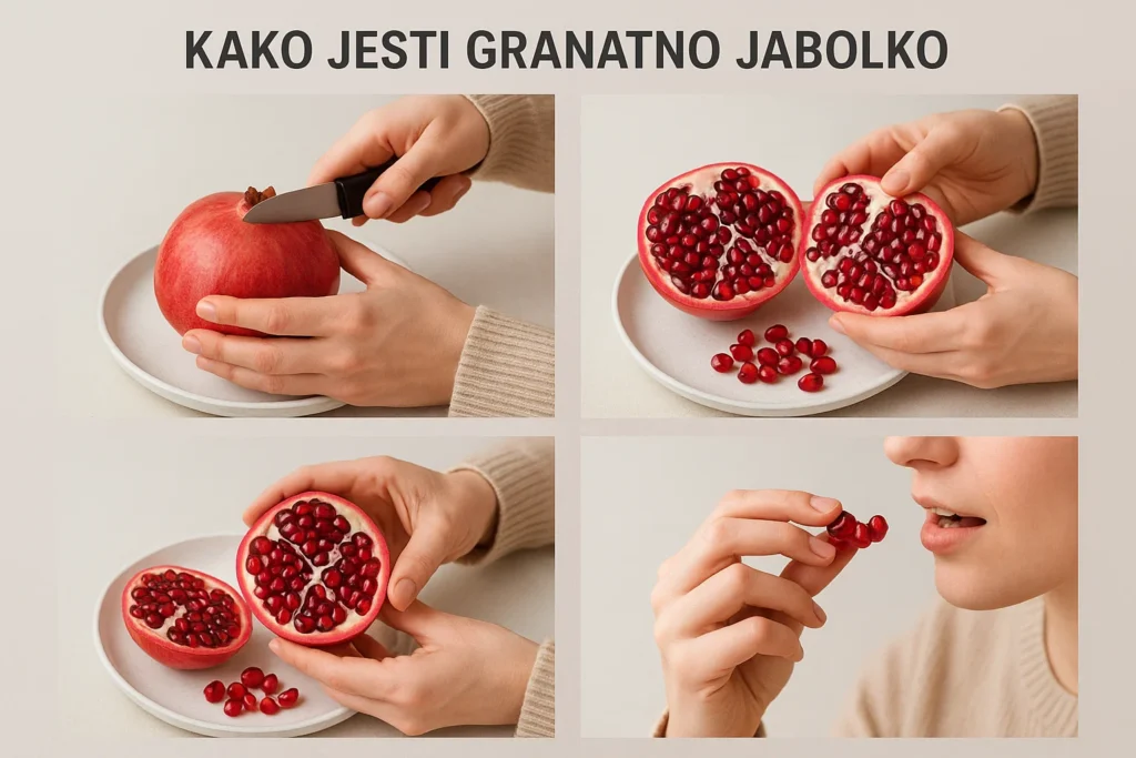 Kako Jesti Granatno Jabolko: Triki za Čiščenje kako jesti granatno jabolko
