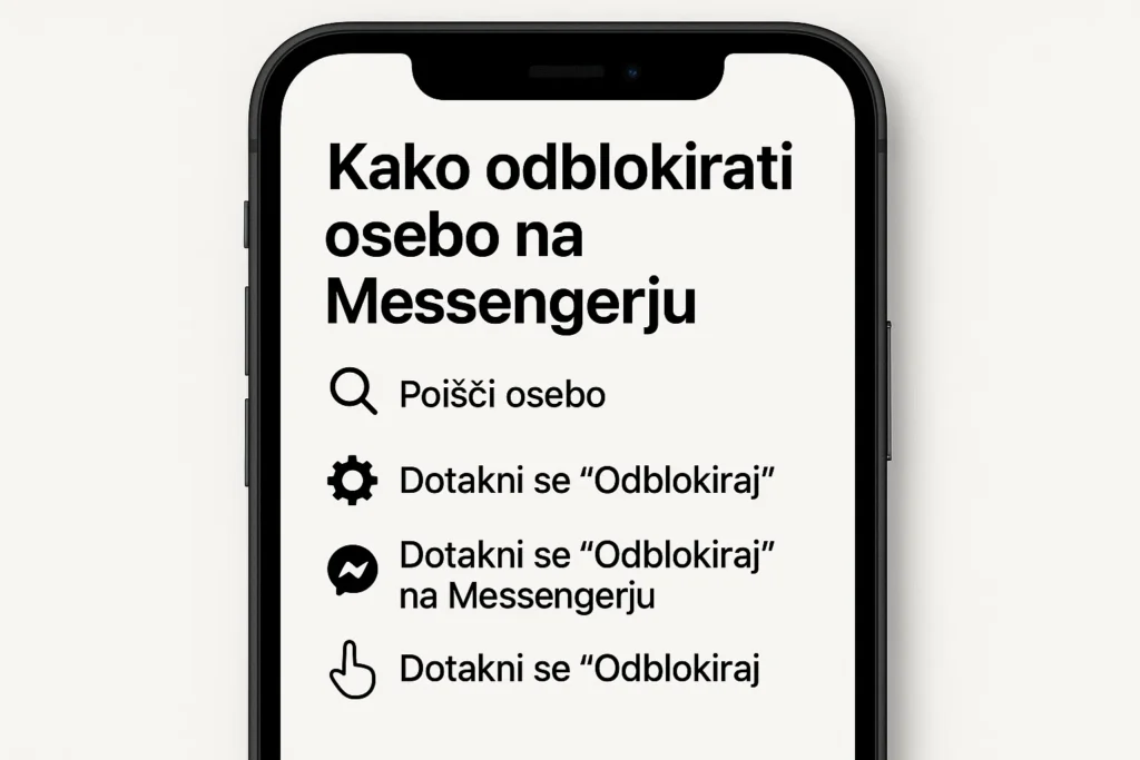 Kako odblokirati osebo na Messengerju: Hiter in lahek način kako odblokirati osebo na messengerju