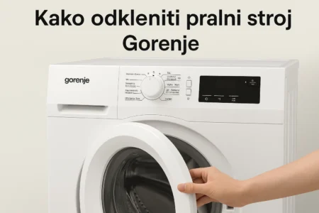 kako odkleniti pralni stroj gorenje