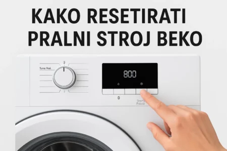 kako resetirati pralni stroj beko