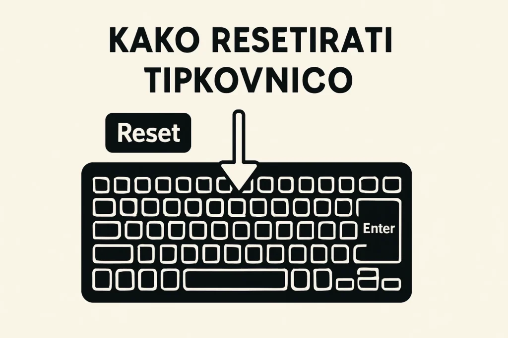 Nasveti: Kako Resetirati Tipkovnico (PC In Prenosnik) kako resetirati tipkovnico