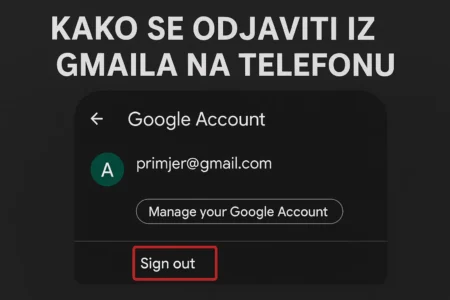 kako se odjaviti iz gmaila na telefonu