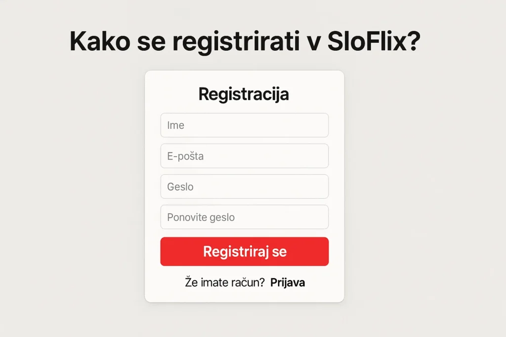 Kako se registrirati v Sloflix: Vodič za enostaven dostop kako se registrirati v sloflix