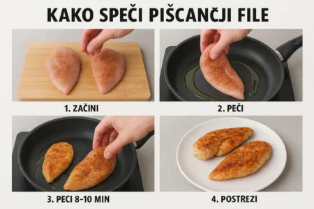 kako speči piščančji file